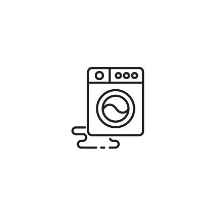 Wasmachine verstopt